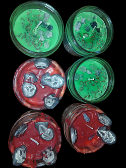 Assorted candle styles